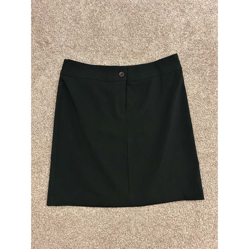 90s Style Jodi Kristopher Pinstripe Mini Skirt Women 5/6 Black Excellent Busines